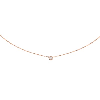 CARTIER D'AMOUR NECKLACE XS ROSE GOLD, DIAMOND B7224516